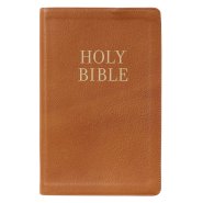 KJV Bible Giant Print Standard-size Full-grain Leather, Butterscotch