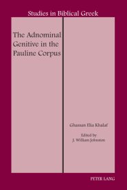 The Adnominal Genitive in the Pauline Corpus