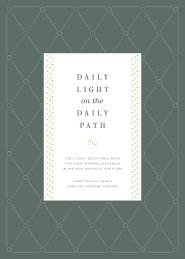 Daily Light on the Daily Path (From the Holy Bible, English Standard Version)