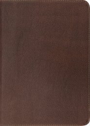 ESV Study Bible Cowhide Dark Brown, Illustrated, Maps, Study Guides, Articles, Concordance