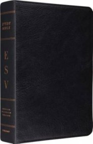 ESV Study Bible (Black Leather, Indexed)