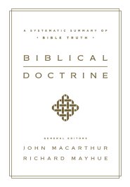 Biblical Doctrine