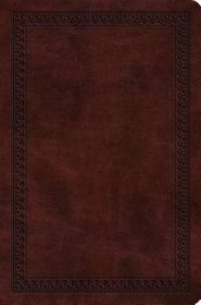 ESV Value Compact Bible (TruTone, Mahogany, Border Design)