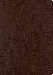 ESV Single Column Journaling Bible, Large Print (Bonded Leather, Mocha)