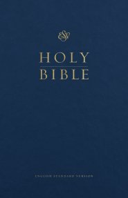 ESV Premium Pew and Worship Bible (Hardcover, Blue)