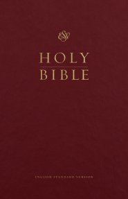 ESV Premium Pew and Worship Bible (Hardcover, Burgundy)