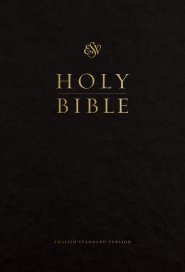 ESV Pew and Worship Bible, Black, Hardback, Large Print, Responsive Readings