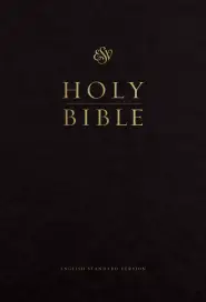 ESV Pew and Worship Bible, Black, Hardback, Large Print, Responsive Readings