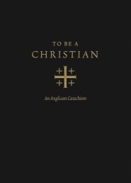 To Be a Christian: An Anglican Catechism