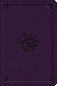 ESV Large Print Bible (TruTone, Lavender, Emblem Design)