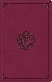 ESV Premium Gift Bible (TruTone, Raspberry, Emblem Design)