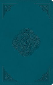 ESV Thinline Bible, Red Letter (TruTone, Deep Teal, Rotunda Design)