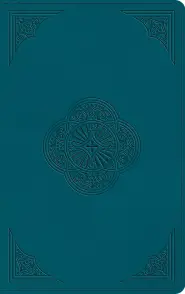 ESV Thinline Bible, Red Letter (TruTone, Deep Teal, Rotunda Design)