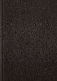 ESV Single Column Journaling Bible, Large Print (Buffalo Leather, Deep Brown)