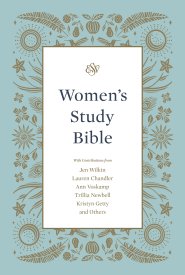 ESV Women's Study Bible, Blue, Hardback, Study Notes, Reflections, Articles, Illustrations, Bible Character Profiles, Maps, Book Introductions, Timelines