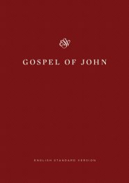 ESV Share the Good News Edition, Gospel of John, Red, Paperback, Large Print, Economy, Outreach, Book Introduction, Salvation Plan