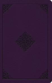 ESV Large Print Personal Size Bible, Red Letter (TruTone, Lavender, Ornament Design)