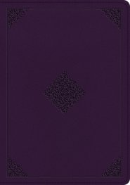 ESV Single Column Journaling Bible, Large Print (TruTone, Lavender, Ornament Design)