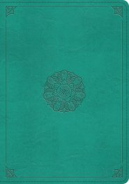 ESV Study Bible (TruTone, Turquoise, Emblem Design)