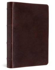 ESV Heirloom Bible, Alpha Edition (Wellington Leather, Brown)