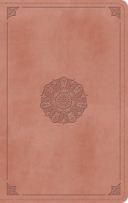 ESV Thinline Bible, Red Letter (TruTone, Blush Rose, Emblem Design)