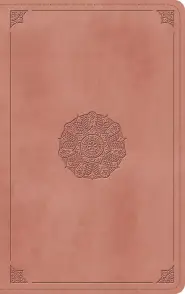 ESV Thinline Bible, Red Letter (TruTone, Blush Rose, Emblem Design)