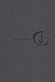 NLT Jesus-Centered Bible, Charcoal