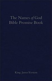 The KJV Names of God Bible Promise Book, Blue Imitation Leather