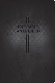 Bilingual Bible / Biblia bilingüe NLT/NTV (LeatherLike, Black)