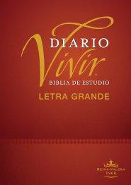 Biblia de estudio del diario vivir RVR60, letra grande (Tapa dura, Letra Roja)