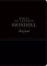 Biblia de estudio Swindoll NTV (SentiPiel, Negro)