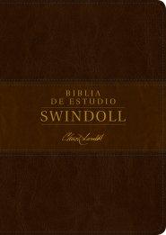 Biblia de estudio Swindoll NTV (SentiPiel, Café/Café claro)