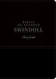 Biblia de estudio Swindoll NTV (SentiPiel, Negro, Índice)