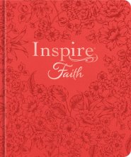 Inspire FAITH Bible NLT, Filament Enabled (Hardcover LeatherLike, Coral Blooms)