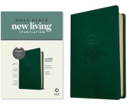 NLT Large Print Thinline Reference Bible, Filament Enabled (LeatherLike, Evergreen Mountain , Red Letter)