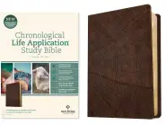 NLT Chronological Life Application Study Bible, Second Edition (LeatherLike, Heritage Oak Brown)