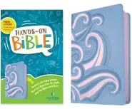 NLT Hands-On Bible, Third Edition (LeatherLike, Periwinkle Pink Waves)