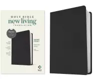 NLT Giant Print Premium Value Bible, Filament Enabled (LeatherLike, Black)