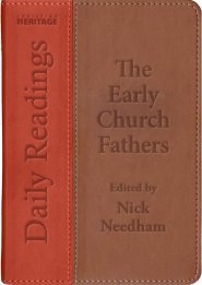 Daily Readings – the Early Church Fathers