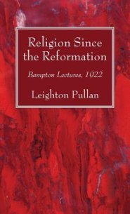 Religion Since the Reformation