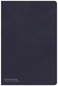 CSB (in)courage Devotional Bible, Navy Genuine Leather Index