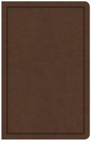 CSB Deluxe Gift Bible, Brown LeatherTouch