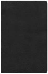 KJV Large Print Personal Size Reference Bible, Black Leathertouch