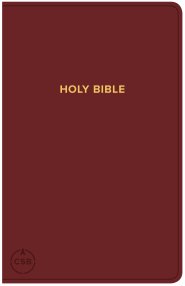 CSB Gift & Award Bible, Burgundy Imitation Leather