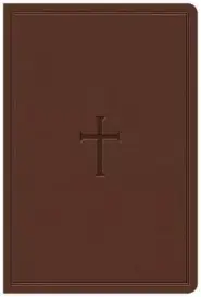 KJV Giant Print Reference Bible, Brown LeatherTouch, Indexed