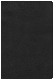 KJV Giant Print Reference Bible, Black LeatherTouch