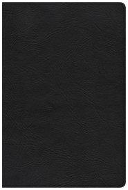 KJV Giant Print Reference Bible, Black Genuine Leather