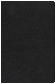 KJV Giant Print Reference Bible, Black Genuine Leather, Indexed