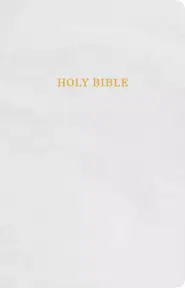 KJV Gift and Award Bible, White Imitation Leather