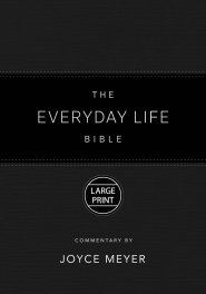 The Everyday Life Bible Large Print Black Leatherluxe(r)